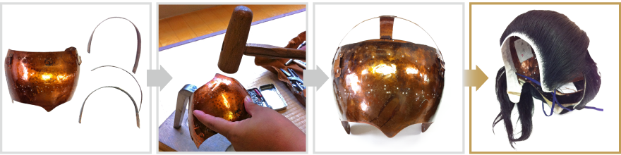 かつら屋の仕事制作イメージ